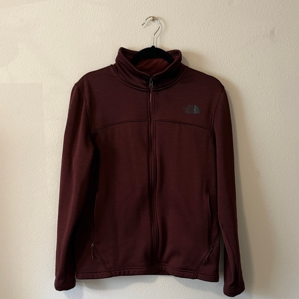The North Face Burgundy Full-Zip Jacket
